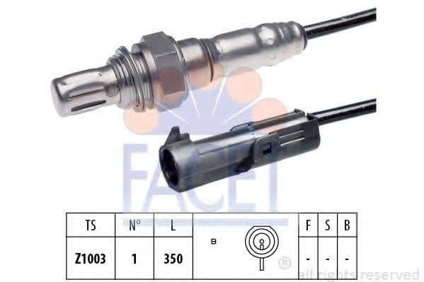 FACET 10.7072 Лямбда-зонд C 13 N для OPEL CORSA A (Опель Cорса а) FACET 10.7072 Лямбда-зонд C 13 N для OPEL CORSA A (Опель Cорса а)