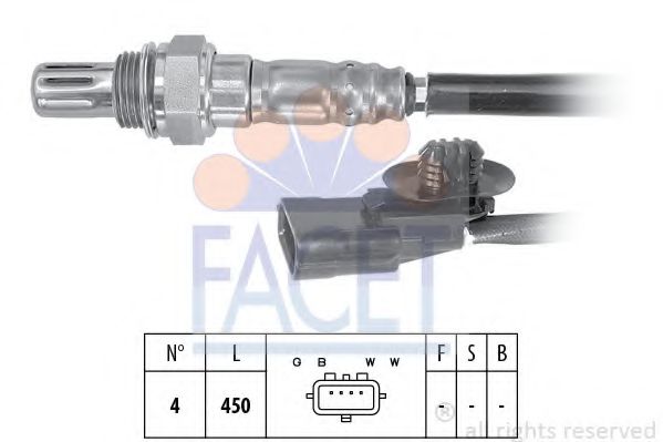 FACET 10.8095 Лямбда-зонд K7M 800 для DACIA SANDERO (Дача Сандэро) FACET 10.8095 Лямбда-зонд K7M 800 для DACIA SANDERO (Дача Сандэро)