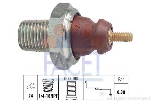 FACET 7.0011 Датчик давления масла TKA для FORD MONDEO (Форд Мондэо) FACET 7.0011 Датчик давления масла TKA для FORD MONDEO (Форд Мондэо)