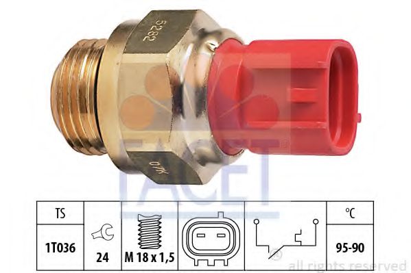 FACET 7.5282 Термовыключатель, вентилятор радиатора G10BB для SUZUKI ALTO (Сузуки Алто) FACET 7.5282 Термовыключатель, вентилятор радиатора G10BB для SUZUKI ALTO (Сузуки Алто)