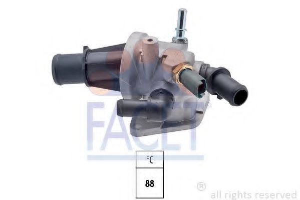 FACET 7.8580 Термостат, охлаждающая жидкость 169 A1. 000 для FIAT (Фиат) FACET 7.8580 Термостат, охлаждающая жидкость 169 A1. 000 для FIAT (Фиат)