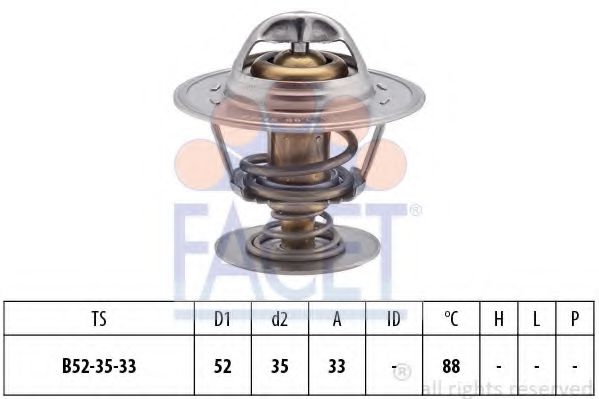 FACET 7.8394S Термостат, охлаждающая жидкость RFA для FORD FIESTA (Форд Фиэста) FACET 7.8394S Термостат, охлаждающая жидкость RFA для FORD FIESTA (Форд Фиэста)