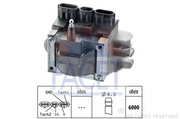 FACET 9.8104 Элемент катушки зажигания F3N 702 для RENAULT SAFRANE (Рено Сафранэ) FACET 9.8104 Элемент катушки зажигания F3N 702 для RENAULT SAFRANE (Рено Сафранэ)