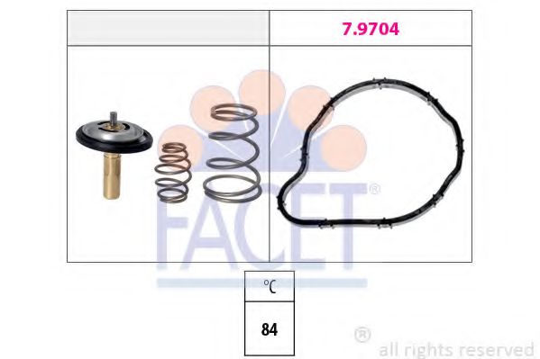 FACET 7.8841 Термостат, охлаждающая жидкость RHR (DW10BTED4) для PEUGEOT 407 (Пежо 407) FACET 7.8841 Термостат, охлаждающая жидкость RHR (DW10BTED4) для PEUGEOT 407 (Пежо 407)