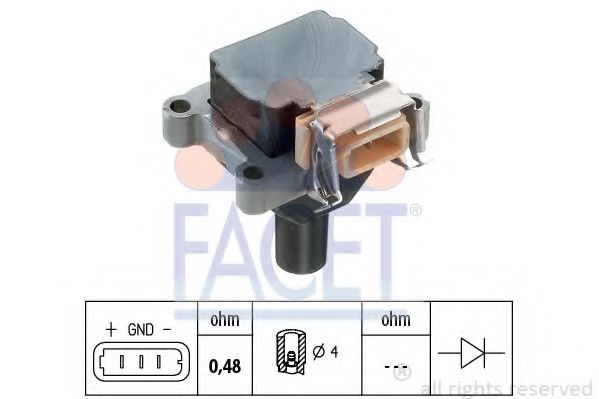 FACET 9.6062S Катушка зажигания M42 B18 (184S1) для BMW 7 (Бмв 7) FACET 9.6062S Катушка зажигания M42 B18 (184S1) для BMW 7 (Бмв 7)