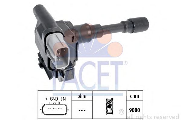 FACET 9.6435 Катушка зажигания M16A для SUZUKI GRAND NOMADE II (Сузуки Гранд номадэ 2) FACET 9.6435 Катушка зажигания M16A для SUZUKI GRAND NOMADE II (Сузуки Гранд номадэ 2)