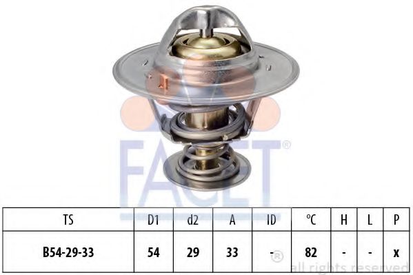 FACET 7.8797S Термостат, охлаждающая жидкость Z 20 D1 для CHEVROLET CAPTIVA (Шевроле Каптива) FACET 7.8797S Термостат, охлаждающая жидкость Z 20 D1 для CHEVROLET CAPTIVA (Шевроле Каптива)