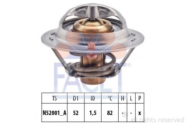 FACET 7.8340S Термостат, охлаждающая жидкость B3 (16V) для KIA MENTOR (Киа Мэнтор) FACET 7.8340S Термостат, охлаждающая жидкость B3 (16V) для KIA MENTOR (Киа Мэнтор)