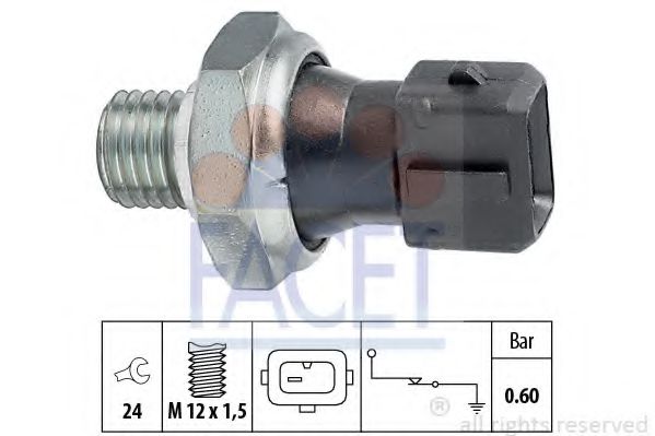FACET 7.0164 Датчик давления масла 23 L для LAND ROVER DEFENDER (Ленд ровер/лэнд ровер Дэфэндэр) FACET 7.0164 Датчик давления масла 23 L для LAND ROVER DEFENDER (Ленд ровер/лэнд ровер Дэфэндэр)