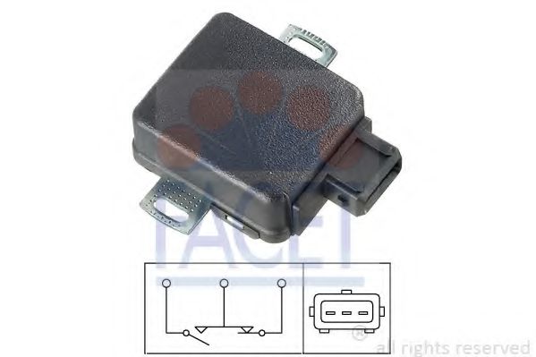 FACET 10.5066 Датчик, положение дроссельной заслонки 2E-E для KIA MENTOR (Киа Мэнтор) FACET 10.5066 Датчик, положение дроссельной заслонки 2E-E для KIA MENTOR (Киа Мэнтор)