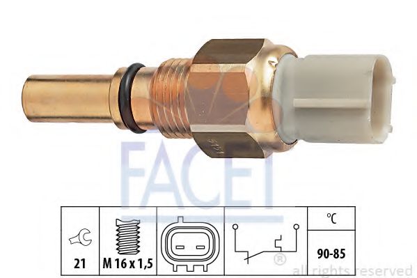 FACET 7.5151 Термовыключатель, вентилятор радиатора 5S-FE для TOYOTA (Тойота/тоета) FACET 7.5151 Термовыключатель, вентилятор радиатора 5S-FE для TOYOTA (Тойота/тоета)