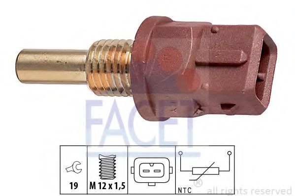FACET 7.3248 Датчик, температура масла; Датчик, температура охлаждающей жидкости; Датчик, температура масла; Датчик, температура охлаждающей жидкости; Датчик, температура охлаждающей жидкости коричневый для JAGUAR VANDEN PLAS (Ягуар Vандэн плас) FACET 7.3248 Датчик, температура масла; Датчик, температура охлаждающей жидкости; Датчик, температура масла; Датчик, температура охлаждающей жидкости; Датчик, температура охлаждающей жидкости коричневый для JAGUAR VANDEN PLAS (Ягуар Vандэн плас)