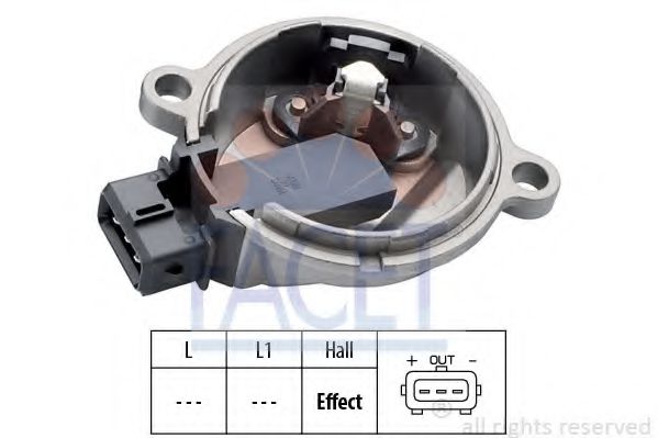 FACET 9.0365 Датчик, положение распределительного вала ABZ для AUDI A6 (Ауди А6) FACET 9.0365 Датчик, положение распределительного вала ABZ для AUDI A6 (Ауди А6)