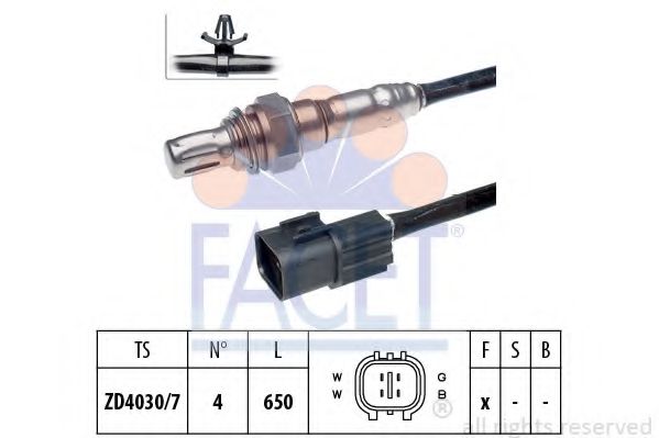 FACET 10.7542 Лямбда-зонд 4G92 (SOHC 16V) для MITSUBISHI (Митсубиши/митсубиси) FACET 10.7542 Лямбда-зонд 4G92 (SOHC 16V) для MITSUBISHI (Митсубиши/митсубиси)