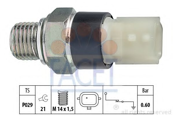 FACET 7.0178 Датчик давления масла F4R 874 для DACIA SANDERO (Дача Сандэро) FACET 7.0178 Датчик давления масла F4R 874 для DACIA SANDERO (Дача Сандэро)
