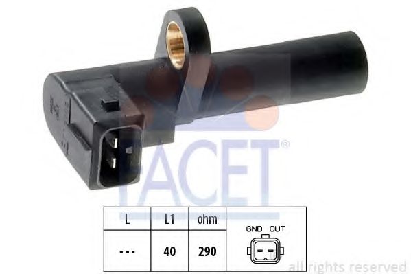 FACET 9.0036 Датчик импульсов; Датчик импульсов, маховик GSG для FORD FIESTA (Форд Фиэста) FACET 9.0036 Датчик импульсов; Датчик импульсов, маховик GSG для FORD FIESTA (Форд Фиэста)