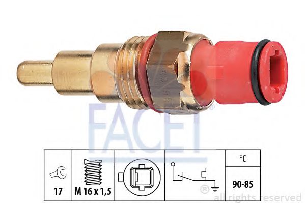 FACET 7.5070 Термовыключатель, вентилятор радиатора 4A-LC для TOYOTA CELICA (Тойота/тоета Cэлиcа) FACET 7.5070 Термовыключатель, вентилятор радиатора 4A-LC для TOYOTA CELICA (Тойота/тоета Cэлиcа)