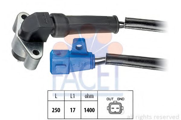 FACET 9.0129 Датчик импульсов; Датчик импульсов, маховик 20 HSC для LAND-ROVER (Ланд-ровер) FACET 9.0129 Датчик импульсов; Датчик импульсов, маховик 20 HSC для LAND-ROVER (Ланд-ровер)
