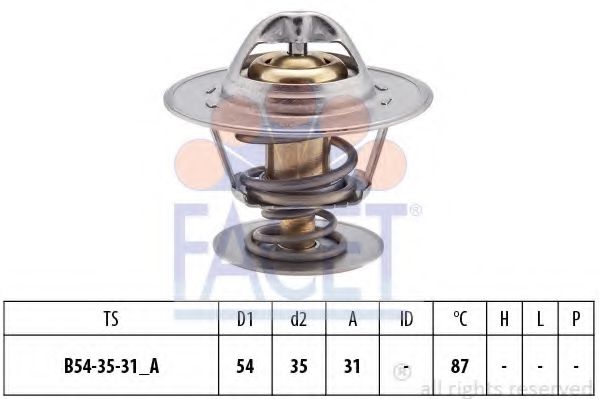 FACET 7.8223S Термостат, охлаждающая жидкость EP для VOLKSWAGEN NOVO FUSCA (Фольксваген Ноvо фусcа) FACET 7.8223S Термостат, охлаждающая жидкость EP для VOLKSWAGEN NOVO FUSCA (Фольксваген Ноvо фусcа)