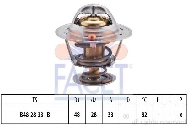 FACET 7.8319S Термостат, охлаждающая жидкость 2E-E для TOYOTA HIACE II (Тойота/тоета Хиаcэ 2) FACET 7.8319S Термостат, охлаждающая жидкость 2E-E для TOYOTA HIACE II (Тойота/тоета Хиаcэ 2)
