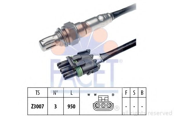 FACET 10.7265 Лямбда-зонд C 18 NE для OPEL OMEGA A (Опель Омэга а) FACET 10.7265 Лямбда-зонд C 18 NE для OPEL OMEGA A (Опель Омэга а)