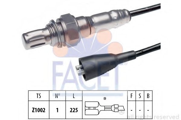 FACET 10.7383 Лямбда-зонд GA14DS для NISSAN PRIMERA (Ниссан Примера) FACET 10.7383 Лямбда-зонд GA14DS для NISSAN PRIMERA (Ниссан Примера)