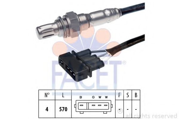 FACET 10.7191 Лямбда-зонд<br >AMG 