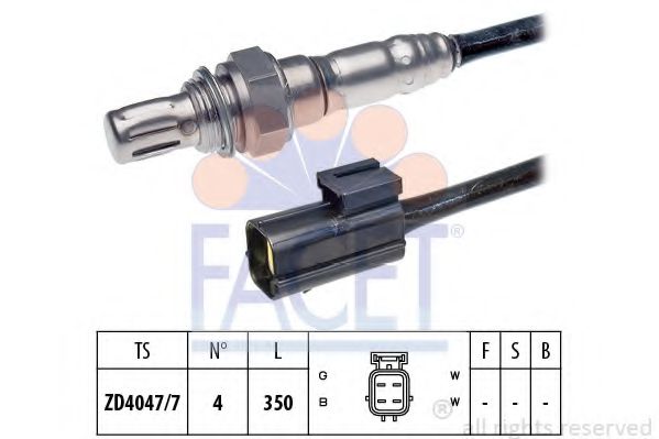 FACET 10.7196 Лямбда-зонд перед катализатором для CHEVROLET CAPTIVA (Шевроле Каптива) FACET 10.7196 Лямбда-зонд перед катализатором для CHEVROLET CAPTIVA (Шевроле Каптива)