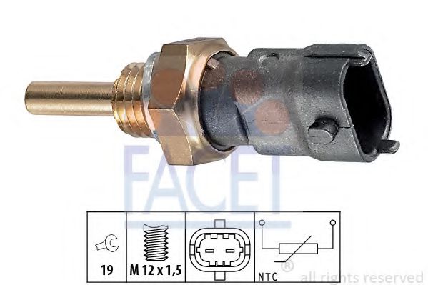 FACET 7.3264 Датчик, температура охлаждающей жидкости; Датчик, температура охлаждающей жидкости; Датчик, температура охлаждающей жидкости 198 A3. 000 для LANCIA DELTA III (Лансиа/лянча Дэлта 3) FACET 7.3264 Датчик, температура охлаждающей жидкости; Датчик, температура охлаждающей жидкости; Датчик, температура охлаждающей жидкости 198 A3. 000 для LANCIA DELTA III (Лансиа/лянча Дэлта 3)