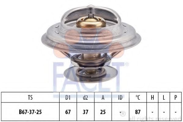 FACET 7.8256S Термостат, охлаждающая жидкость RT для VOLKSWAGEN T4 MULTIVAN (Фольксваген Т4 мултиvан) FACET 7.8256S Термостат, охлаждающая жидкость RT для VOLKSWAGEN T4 MULTIVAN (Фольксваген Т4 мултиvан)