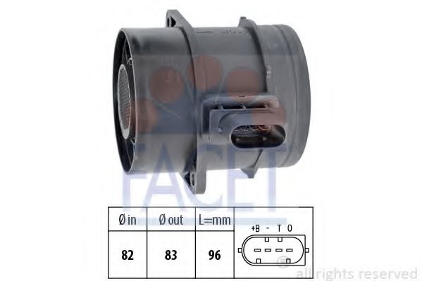 FACET 10.1359 Расходомер воздуха OM 642. 992 для MERCEDES-BENZ SPRINTER 3,5-T (Мэрcэдэс-бэнз Спринтэр 3,5-т) FACET 10.1359 Расходомер воздуха OM 642. 992 для MERCEDES-BENZ SPRINTER 3,5-T (Мэрcэдэс-бэнз Спринтэр 3,5-т)