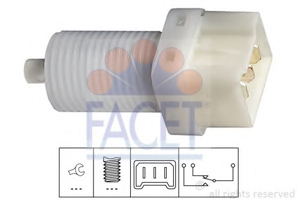 FACET 7.1113 Выключатель фонаря сигнала торможения C3J 710 для RENAULT SAFRANE (Рено Сафранэ) FACET 7.1113 Выключатель фонаря сигнала торможения C3J 710 для RENAULT SAFRANE (Рено Сафранэ)