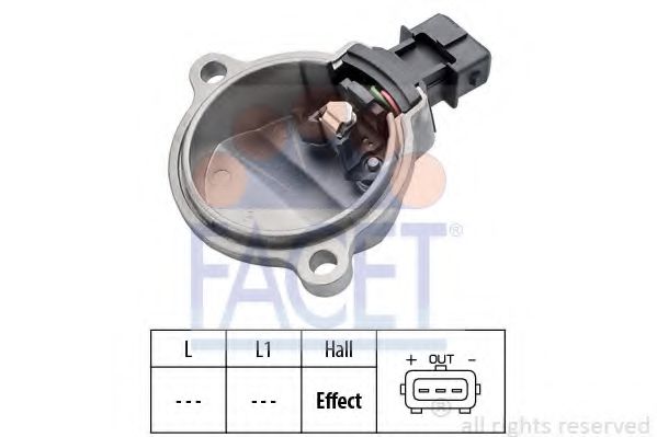 FACET 9.0401 Датчик, положение распределительного вала ABC для AUDI A6 (Ауди А6) FACET 9.0401 Датчик, положение распределительного вала ABC для AUDI A6 (Ауди А6)