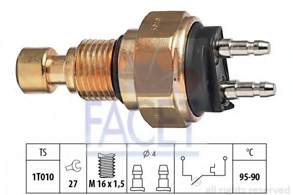 FACET 7.5139 Термовыключатель, вентилятор радиатора D14A1 для HONDA CRX II (Хонда Cрх 2) FACET 7.5139 Термовыключатель, вентилятор радиатора D14A1 для HONDA CRX II (Хонда Cрх 2)
