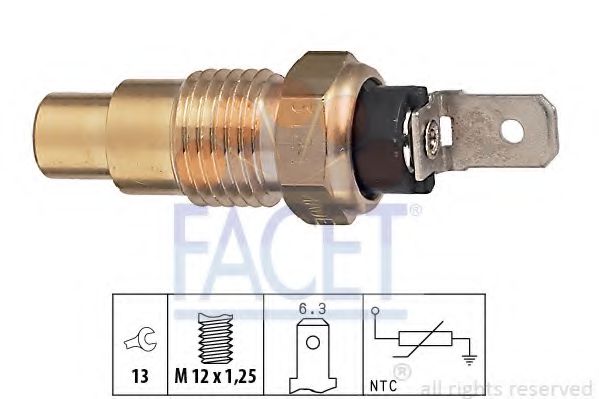 FACET 7.3121 Датчик, температура охлаждающей жидкости; Датчик, температура охлаждающей жидкости; Датчик, температура охлаждающей жидкости CG10DE для NISSAN ALMERA (Ниссан Альмера) FACET 7.3121 Датчик, температура охлаждающей жидкости; Датчик, температура охлаждающей жидкости; Датчик, температура охлаждающей жидкости CG10DE для NISSAN ALMERA (Ниссан Альмера)