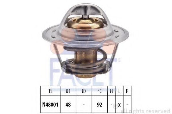FACET 7.8207S Термостат, охлаждающая жидкость 10 S для OPEL CORSA A (Опель Cорса а) FACET 7.8207S Термостат, охлаждающая жидкость 10 S для OPEL CORSA A (Опель Cорса а)