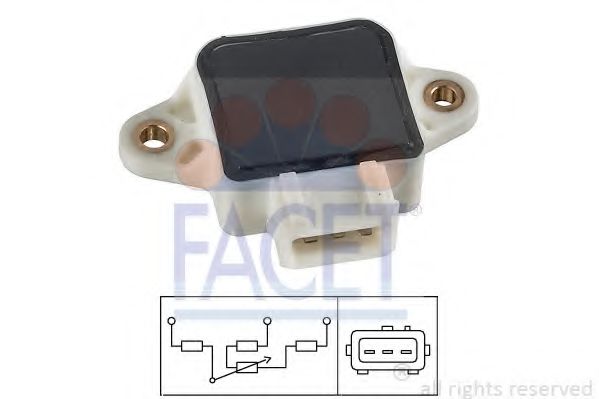 FACET 10.5082 Датчик, положение дроссельной заслонки<br >RFS (XU10J4RS) 