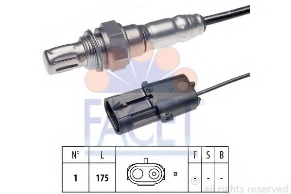 FACET 10.7288 Лямбда-зонд<br >E7J 726 