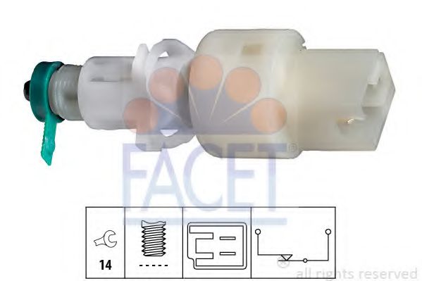 FACET 7.1127 Выключатель фонаря сигнала торможения AR 33401 для ALFA ROMEO 146 (Альфа ромео 146) FACET 7.1127 Выключатель фонаря сигнала торможения AR 33401 для ALFA ROMEO 146 (Альфа ромео 146)