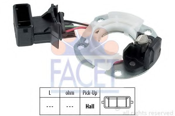 FACET 8.2733 Датчик, импульс зажигания LNB для SEAT TOLEDO (Сеат Толэдо) FACET 8.2733 Датчик, импульс зажигания LNB для SEAT TOLEDO (Сеат Толэдо)