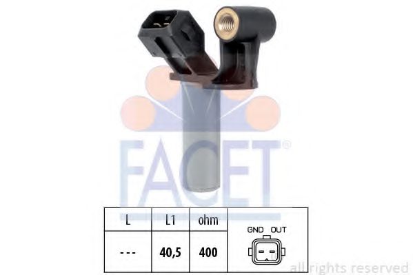 FACET 9.0307 Датчик импульсов; Датчик импульсов, маховик QJBC для CITROëN (Cитроëн) FACET 9.0307 Датчик импульсов; Датчик импульсов, маховик QJBC для CITROëN (Cитроëн)
