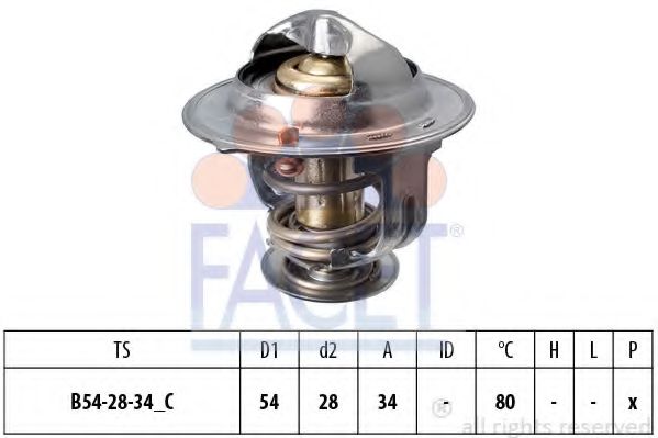 FACET 7.8694S Термостат, охлаждающая жидкость Z 20 S для CHEVROLET CAPTIVA (Шевроле Каптива) FACET 7.8694S Термостат, охлаждающая жидкость Z 20 S для CHEVROLET CAPTIVA (Шевроле Каптива)
