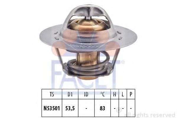 FACET 7.8240S Термостат, охлаждающая жидкость B6D (XU5JA) для PEUGEOT 205 II (Пежо 205 2) FACET 7.8240S Термостат, охлаждающая жидкость B6D (XU5JA) для PEUGEOT 205 II (Пежо 205 2)