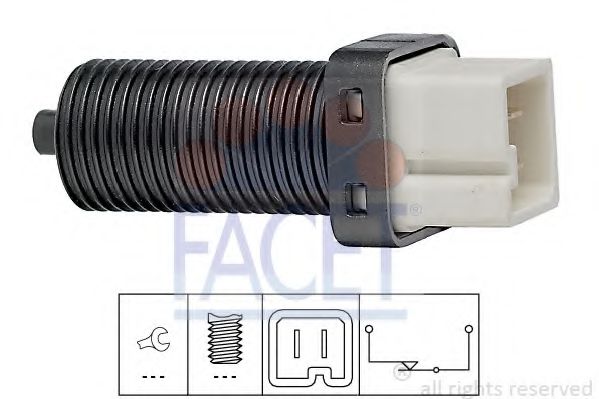 FACET 7.1070 Выключатель фонаря сигнала торможения B1E (XU51C) для PEUGEOT 605 (Пежо 605) FACET 7.1070 Выключатель фонаря сигнала торможения B1E (XU51C) для PEUGEOT 605 (Пежо 605)