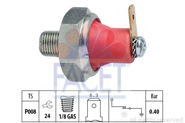 FACET 7.0094 Датчик давления масла 4G92 (SOHC 16V) для MITSUBISHI COLT/RODEO (Митсубиши/митсубиси Cолт/родэо) FACET 7.0094 Датчик давления масла 4G92 (SOHC 16V) для MITSUBISHI COLT/RODEO (Митсубиши/митсубиси Cолт/родэо)
