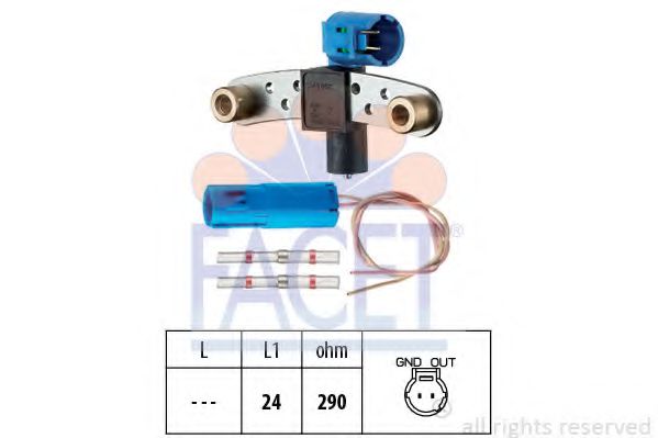 FACET 9.0545K Датчик импульсов; Датчик импульсов, маховик K7M 703 для RENAULT (Рено) FACET 9.0545K Датчик импульсов; Датчик импульсов, маховик K7M 703 для RENAULT (Рено)