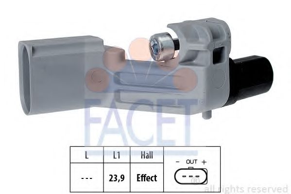 FACET 9.0464 Датчик импульсов; Датчик импульсов, маховик BLS для SKODA LAURA (Шкода Лаура) FACET 9.0464 Датчик импульсов; Датчик импульсов, маховик BLS для SKODA LAURA (Шкода Лаура)