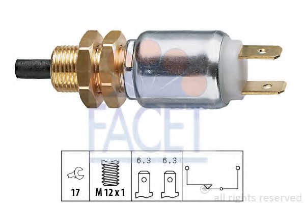 FACET 7.1014 Выключатель фонаря сигнала торможения M10 B16 (164VB) для VOLVO 850 (Вольво 850) FACET 7.1014 Выключатель фонаря сигнала торможения M10 B16 (164VB) для VOLVO 850 (Вольво 850)