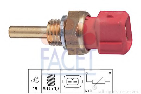 FACET 7.3155 Датчик, температура охлаждающей жидкости; Датчик, температура охлаждающей жидкости; Датчик, температура охлаждающей жидкости CA18D для NISSAN PRIMERA (Ниссан Примера) FACET 7.3155 Датчик, температура охлаждающей жидкости; Датчик, температура охлаждающей жидкости; Датчик, температура охлаждающей жидкости CA18D для NISSAN PRIMERA (Ниссан Примера)