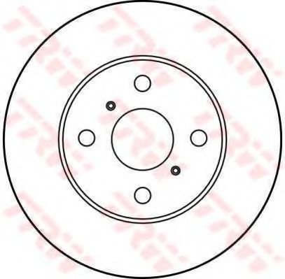 TRW DF1921 Тормозной диск для TOYOTA TERCEL (Тойота/тоета Тэрcэл) TRW DF1921 Тормозной диск для TOYOTA TERCEL (Тойота/тоета Тэрcэл)